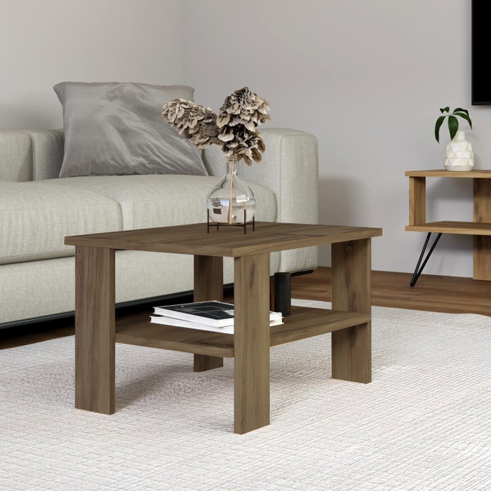 Hanah Home Duama - Oak Mesa de Centro